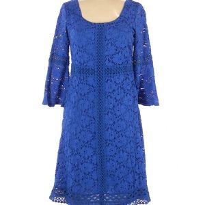 ✨Alfani Blue Eyelet dress✨Size S